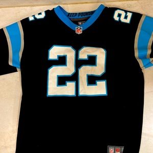 Christian Mcaffrey Panthers Nfl jersey Kids Large
